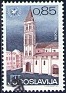 Yugoslavia 1967 Arquitectura, Catedral 0,85 Din Multicolor Scott 878. Yugoslavia 878. Subida por susofe